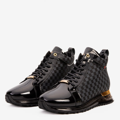The Monte Carlo Black High-Top Men Sneaker Limited Edition