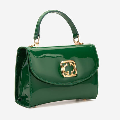 The Rosalinda Green Leather Handbag