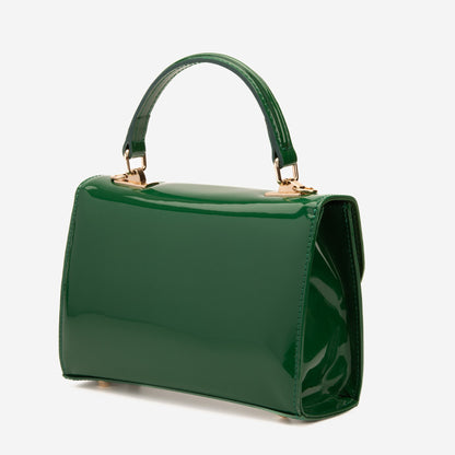 The Rosalinda Green Leather Handbag