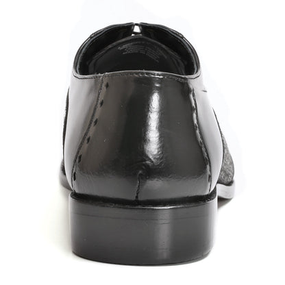 Yuma Leather Textile Derby Style Dress Shoes Shoes by Libertyzeno – Don't Panic Shoes