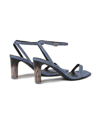 Zena | Blue Denim Heels by J.Adams – Don't Panic Shoes