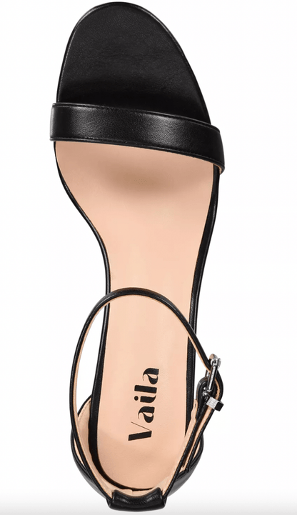 Zoe Sandals Black Shoes by Vaila Shoes – Don't Panic Shoes