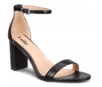 Zoe Sandals Black Shoes by Vaila Shoes – Don't Panic Shoes