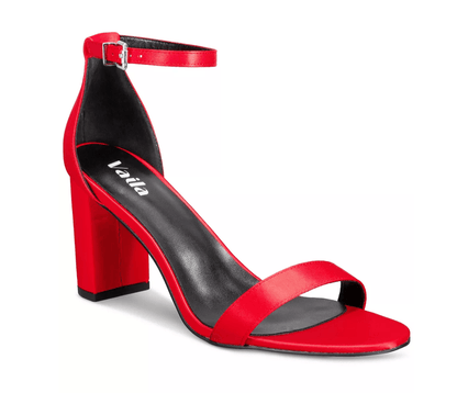 Zoe Sandals Red Shoes by Vaila Shoes – Don't Panic Shoes