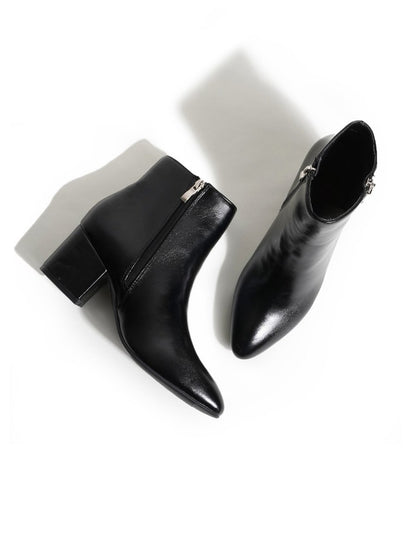 Zuma | Black Booties by J.Adams – Don't Panic Shoes