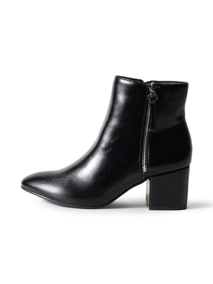 Zuma | Black Booties by J.Adams – Don't Panic Shoes