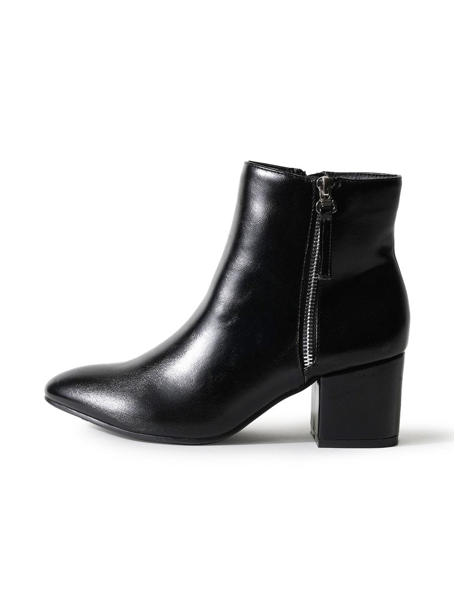 Zuma | Black Booties by J.Adams – Don't Panic Shoes