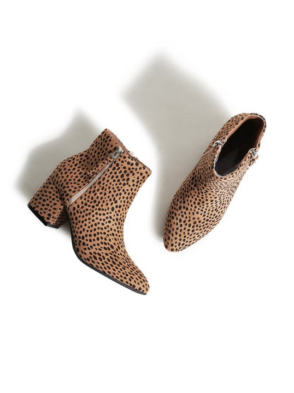 Zuma | Cheetah Booties by J.Adams – Don't Panic Shoes