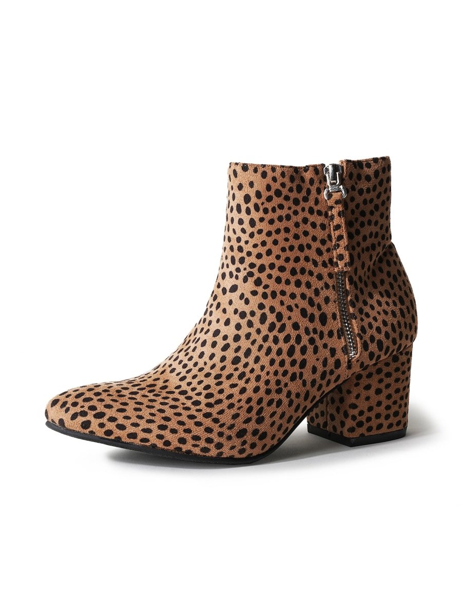 Zuma | Cheetah Booties by J.Adams – Don't Panic Shoes