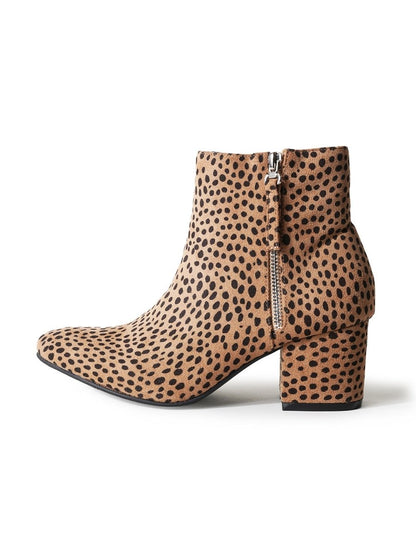 Zuma | Cheetah Booties by J.Adams – Don't Panic Shoes