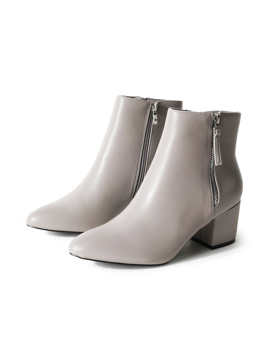 Zuma | Grey Booties by J.Adams – Don't Panic Shoes