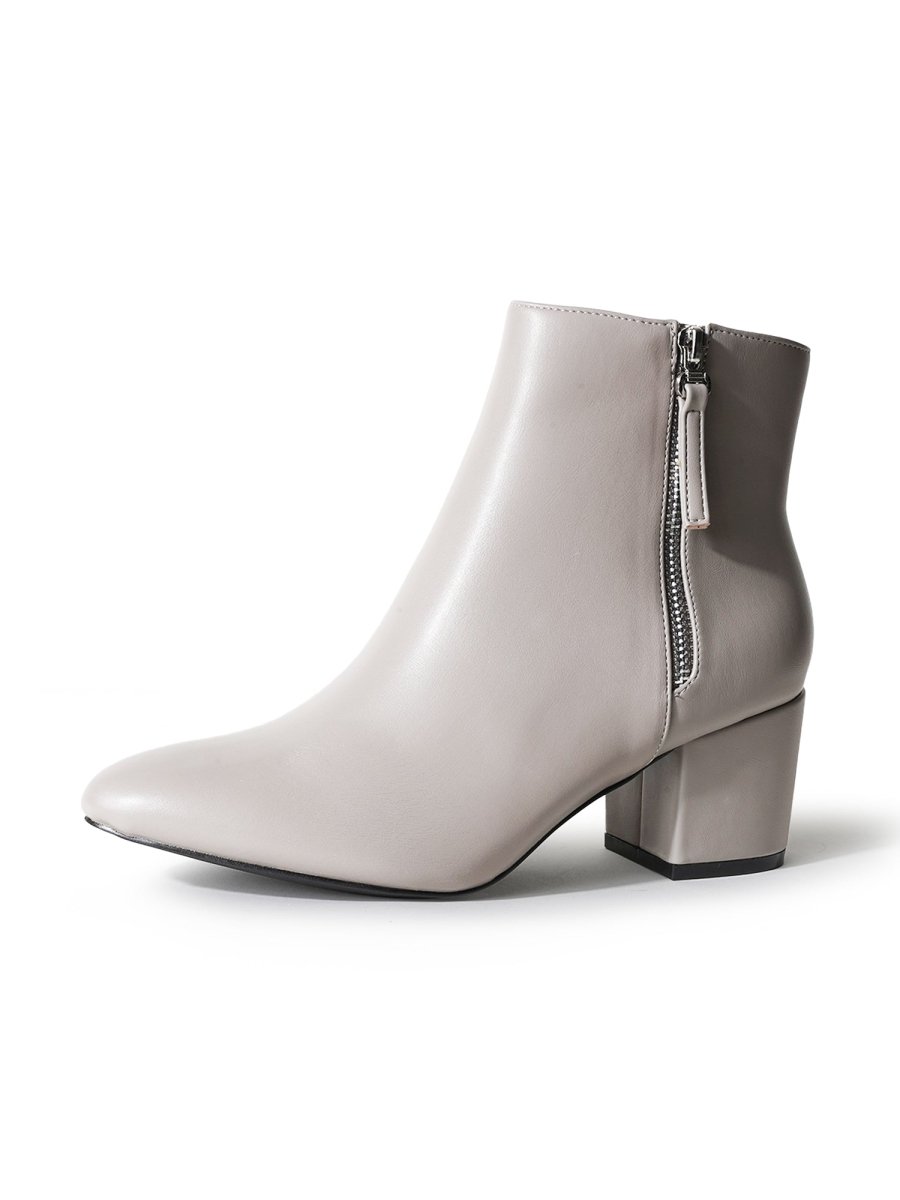 Zuma | Grey Booties by J.Adams – Don't Panic Shoes
