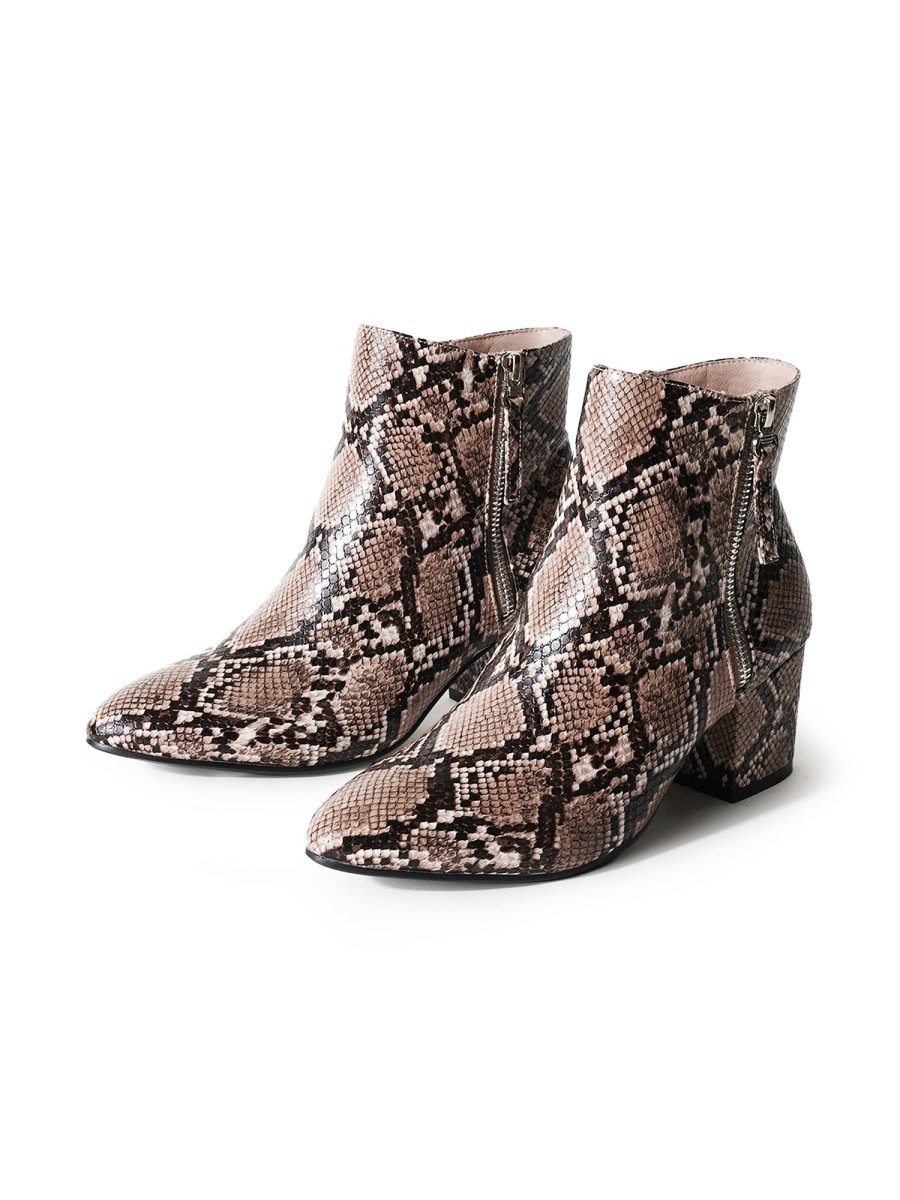 Zuma | Snake Booties by J.Adams – Don't Panic Shoes
