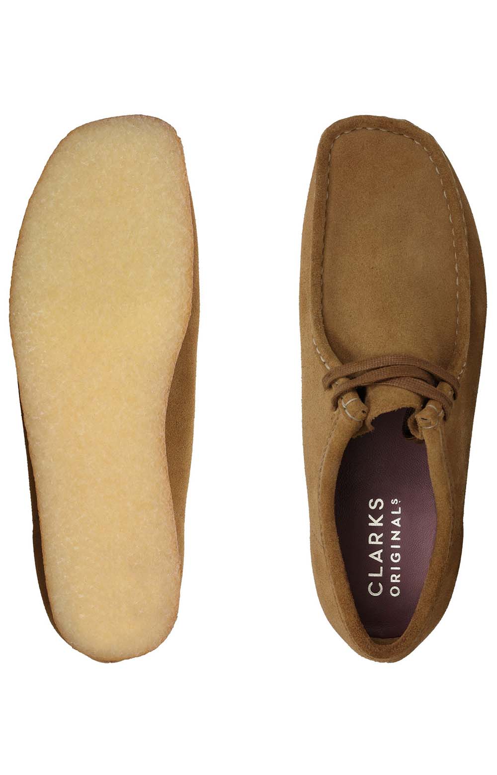 Clarks Originals Wallabee Low Men's Cola Suede 26155518 shoe with matching accessories