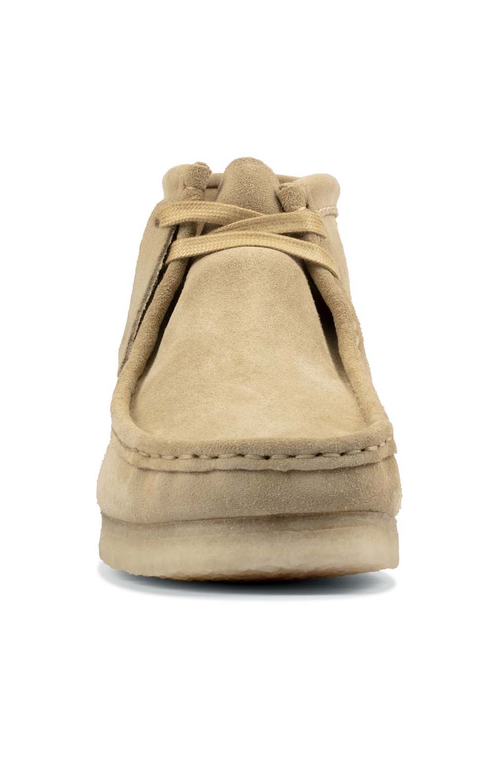  Side view of the Men's Wallabee Boot in Maple Suede 