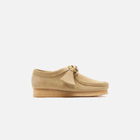 Thumbnail for Clarks Originals Wallabee Low Men's Maple Suede 26155515 shoes on white background