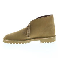 Thumbnail for Clarks Desert Rock 26162703 Mens Brown Suede Lace Up Desert Boots
