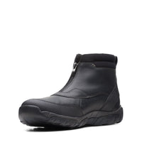 Thumbnail for Clarks Grove Zip 26162797 Mens Black Leather Zipper Chukkas Boots
