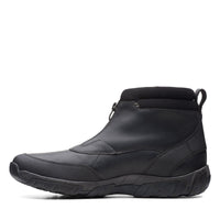 Thumbnail for Clarks Grove Zip 26162797 Mens Black Leather Zipper Chukkas Boots