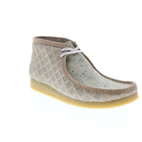 Thumbnail for Clarks Wallabee Boot Sweet Chick 26163444 Mens Beige Suede Lace Up Chukkas Boots