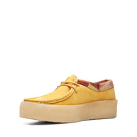 Thumbnail for  Fashionable and versatile yellow nubuck women's shoes by Clarks 