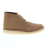 Thumbnail for Clarks Desert Coal 26167862 Mens Brown   Suede Lace Up Desert Boots