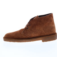 Thumbnail for Clarks Desert Boot 26168531 Mens Brown Suede Lace Up Desert Boots