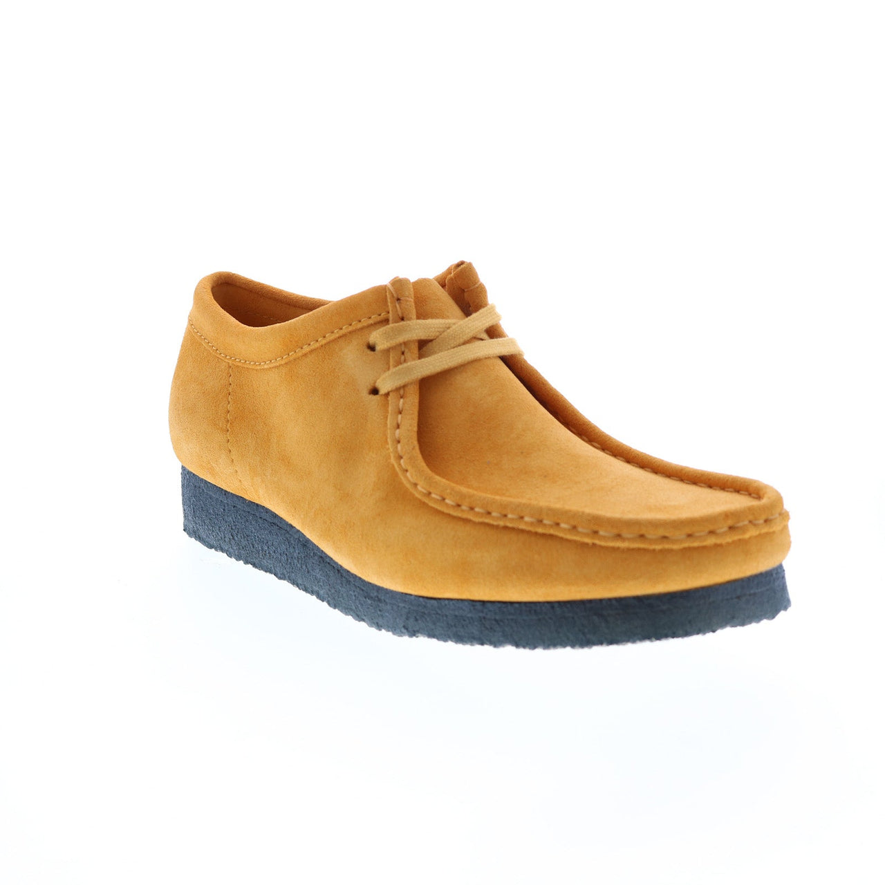 Clarks Wallabee 26168858 Mens Yellow Suede Lace Up Chukkas Boots