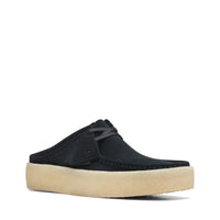 Thumbnail for Clarks Wallabee Cup LO 26169189 Womens Black Suede Clogs Sandals Shoes