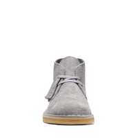 Thumbnail for Clarks Desert Boot 26169941 Mens Gray Suede Lace Up Chukkas Boots