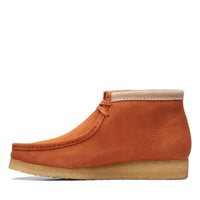 Thumbnail for Clarks Wallabee Boot 26172250 Mens Brown Suede Lace Up Chukkas Boots