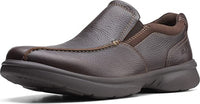 Thumbnail for Clarks Bradley Step 26153159 men's leather slip-on dress shoe in black