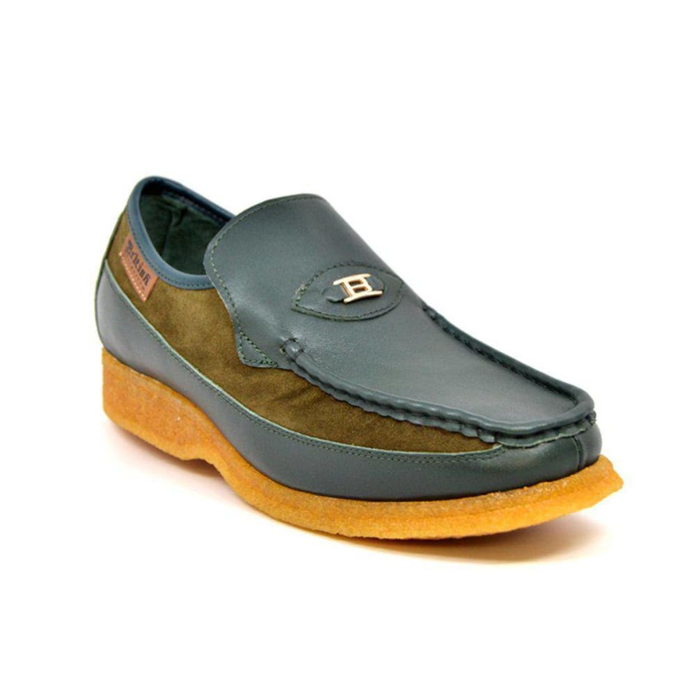 British Walkers Power 1 Men's Leather Slip On Crepe Sole Shoes Shoes by British Walkers – Don't Panic Shoes