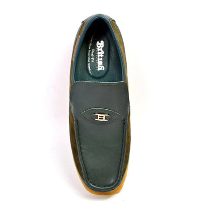 British Walkers Power 1 Men's Leather Slip On Crepe Sole Shoes Shoes by British Walkers – Don't Panic Shoes