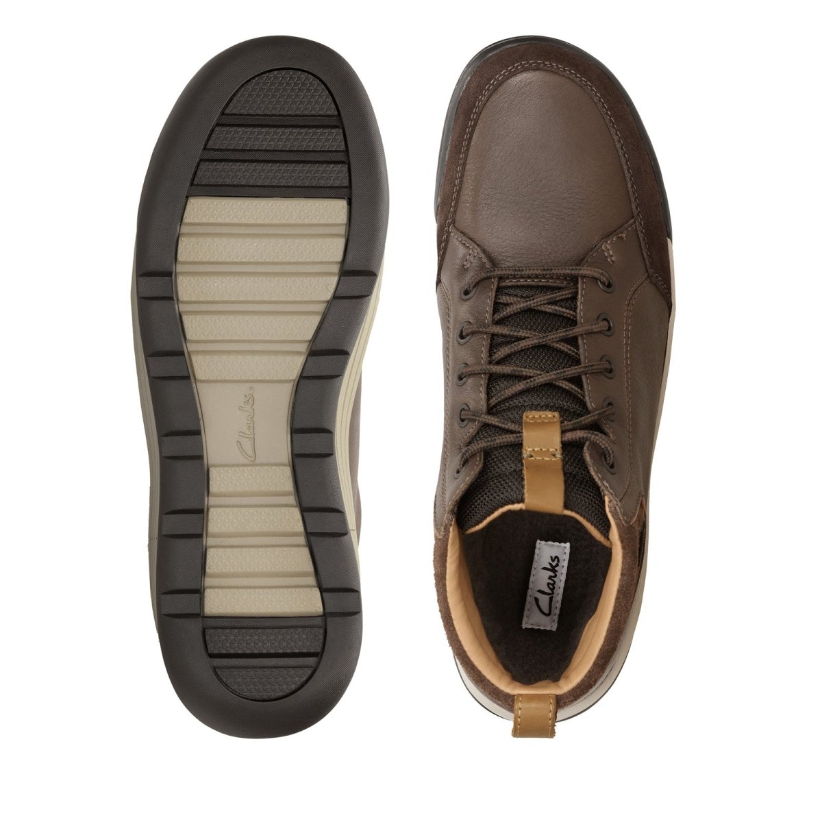 Clarks Originals Ashcombe Mid Gtx Men's Brown Leather Casual Dress Boots 26135409 Shoes by Clarks Originals – Don't Panic Shoes