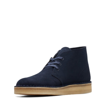 Clarks Originals Desert Coal Boots Men's Navy Blue Suede S Boots 26169997 Shoes by Clarks Originals – Don't Panic Shoes
