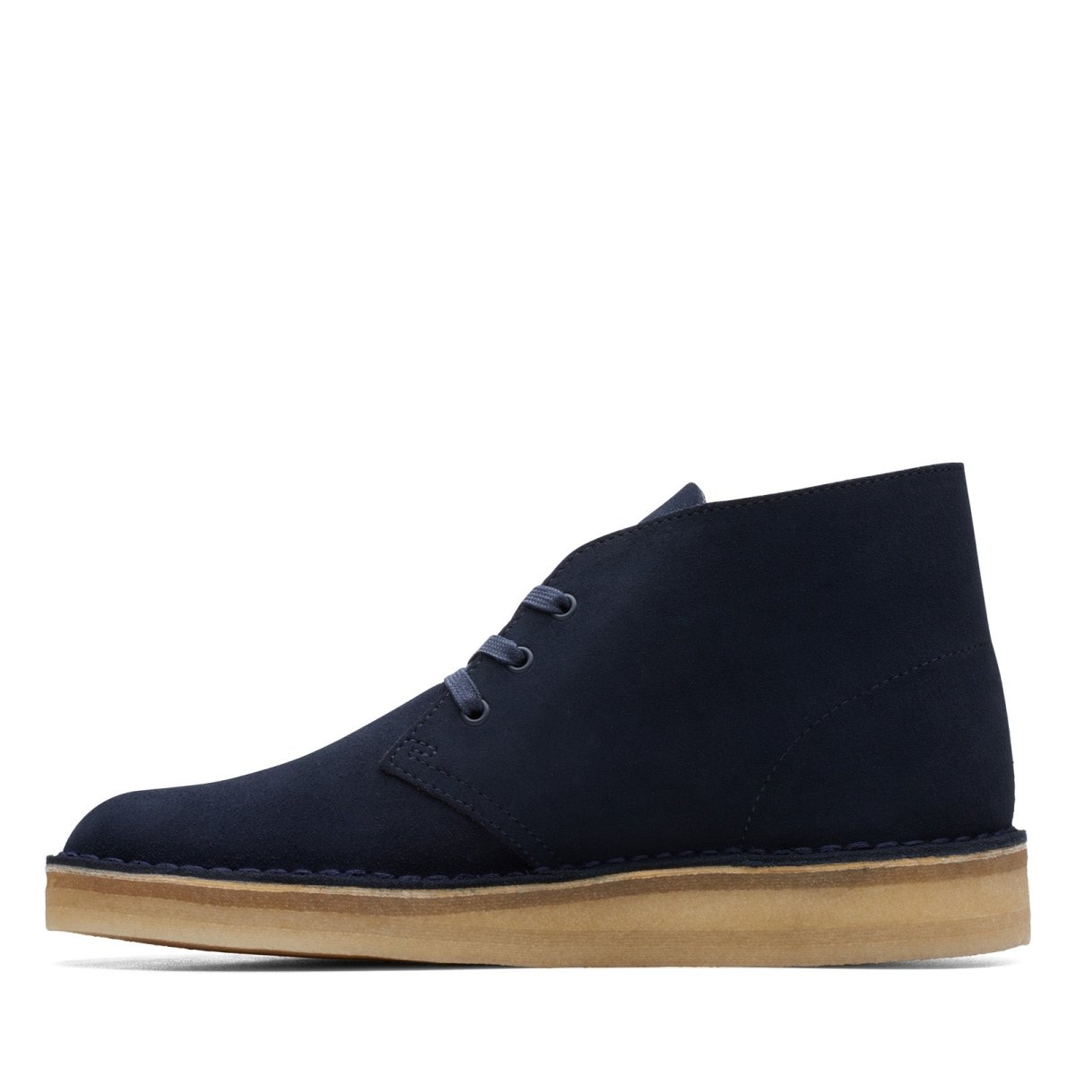 Clarks Originals Desert Coal Boots Men's Navy Blue Suede S Boots 26169997 Shoes by Clarks Originals – Don't Panic Shoes