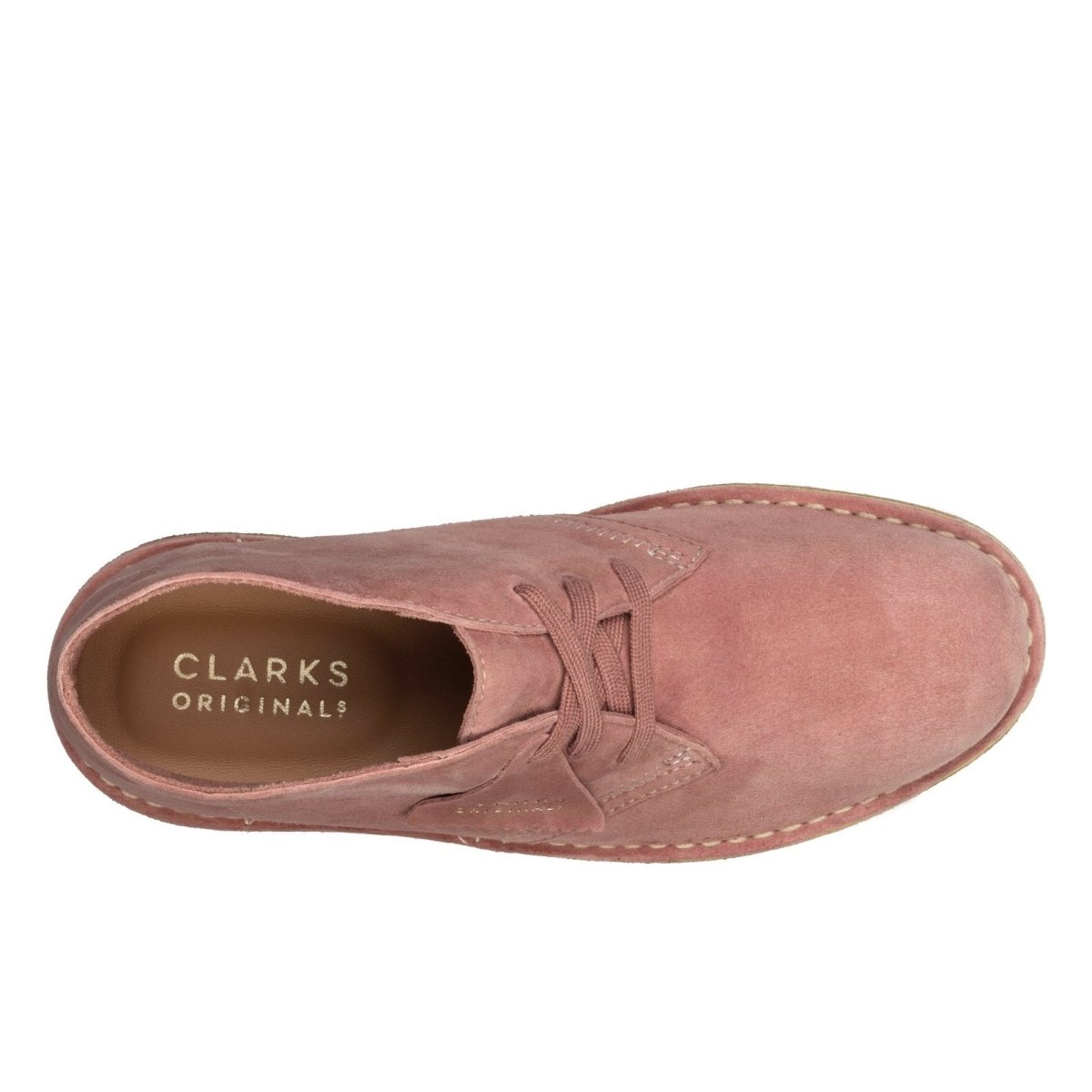 Clarks Originals Desert Coal Boots Women's Dusty Pink Suede 26163251 Boots by Clarks Originals – Don't Panic Shoes
