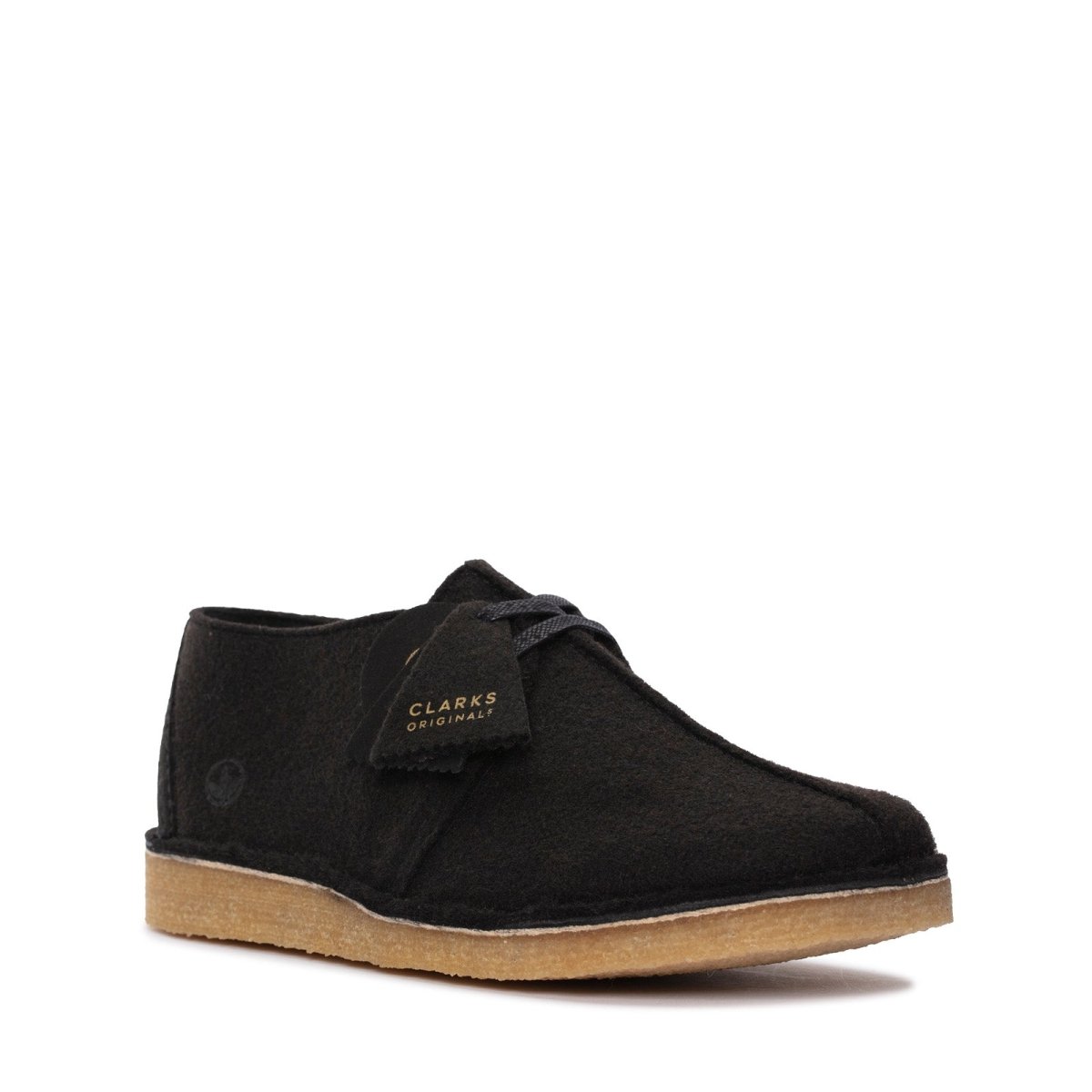 Clarks Originals Desert Trek Men's Black Felt Suede 26168873 Shoes by Clarks Originals – Don't Panic Shoes