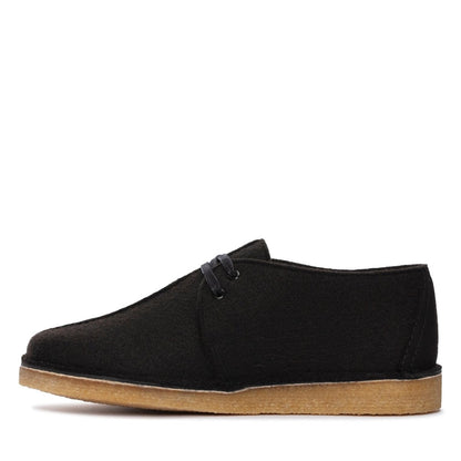 Clarks Originals Desert Trek Men's Black Felt Suede 26168873 Shoes by Clarks Originals – Don't Panic Shoes