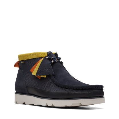 Clarks Originals Wallabee Boot 2.0 Gore Tex Gtx Men's Blue Combi Suede 26167901 Shoes by Clarks Originals – Don't Panic Shoes