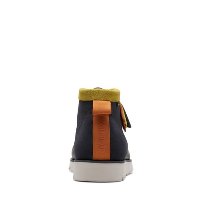 Clarks Originals Wallabee Boot 2.0 Gore Tex Gtx Men's Blue Combi Suede 26167901 Shoes by Clarks Originals – Don't Panic Shoes