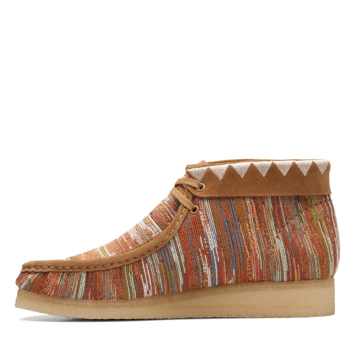 Clarks Originals Wallabee Boot Men's Brown Ginger Fabric Textile 26168626 Shoes by Clarks Originals – Don't Panic Shoes