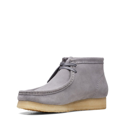 ClarkS Originals Wallabee Boot Men’s Shoes – Gray Suede – Style 26169731 – Timeless Streetwear Icon Shoes by Clarks Originals – Don't Panic Shoes