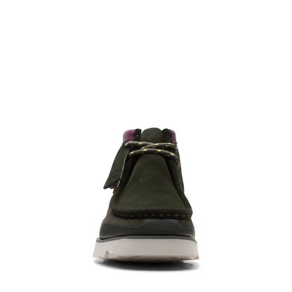 Clarks Originals Wallabee Boots 2.0 Gore Tex Gtx Men's Green Combi Suede 26167866 Shoes by Clarks Originals – Don't Panic Shoes