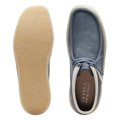 ClarkS Originals Wallabee Cup Boot Men’s Shoes – Navy Blue Nubuck – Style 26171091 – Modern Street Classic Shoes by Clarks Originals – Don't Panic Shoes