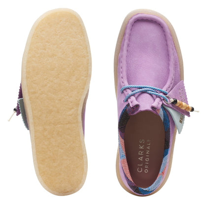 Clarks Originals Wallabee Cup Women's Light Purple Combi Nubuck Low Tops 26165819 Low Tops by Clarks Originals – Don't Panic Shoes