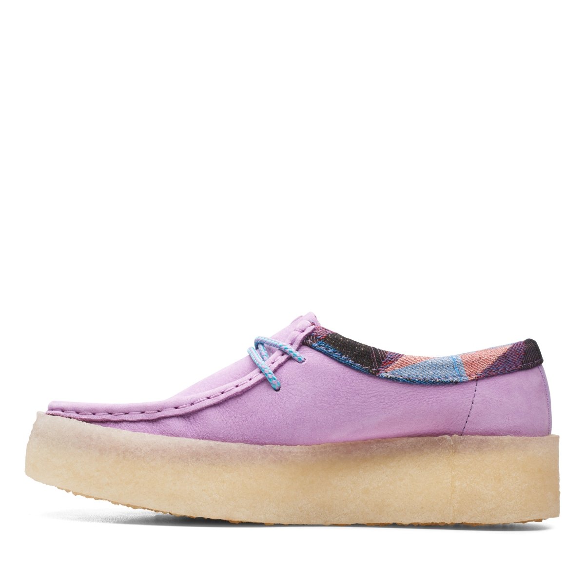 Clarks Originals Wallabee Cup Women's Light Purple Combi Nubuck Low Tops 26165819 Low Tops by Clarks Originals – Don't Panic Shoes