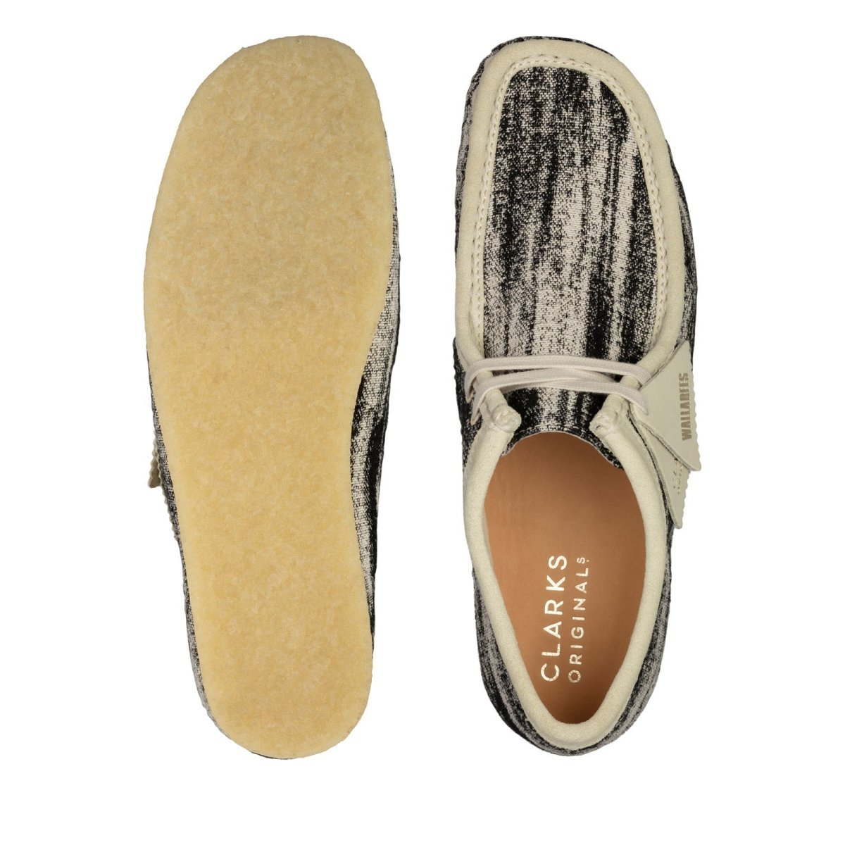 Clarks Originals Wallabee Low Men's Black Fabric 26159547 Shoes by Clarks Originals – Don't Panic Shoes