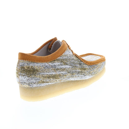 Clarks Originals Wallabee Low Men's Brown Canvas Fabric 26159548 Shoes by Clarks Originals – Don't Panic Shoes